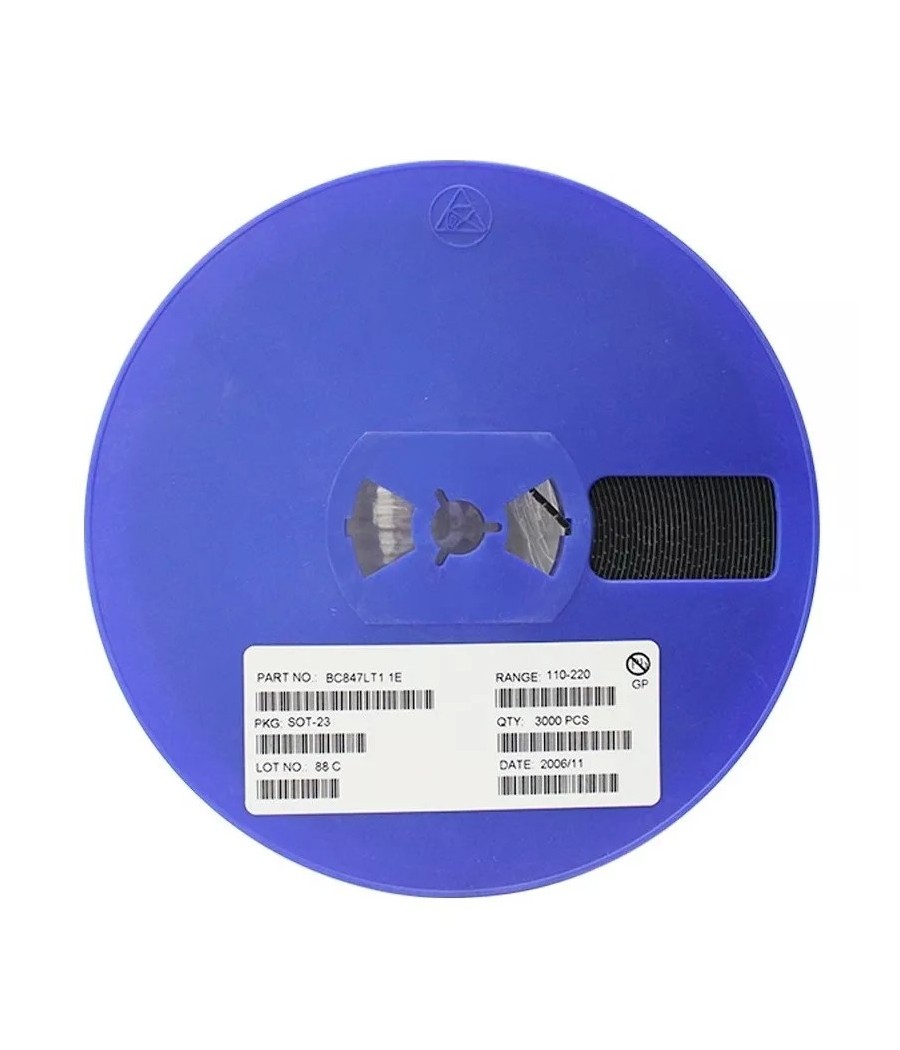 Transistor Electrónico Onsemi Bc847lt1 (1 Pz) Transistor Electrónico Onsemi Bc847lt1 (1 Pz)